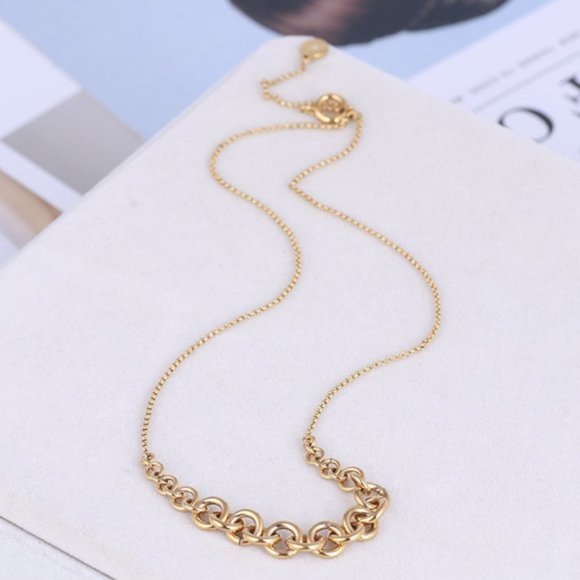 Michael Kors Metal Chain Tassel Necklace - Picture 1 of 8